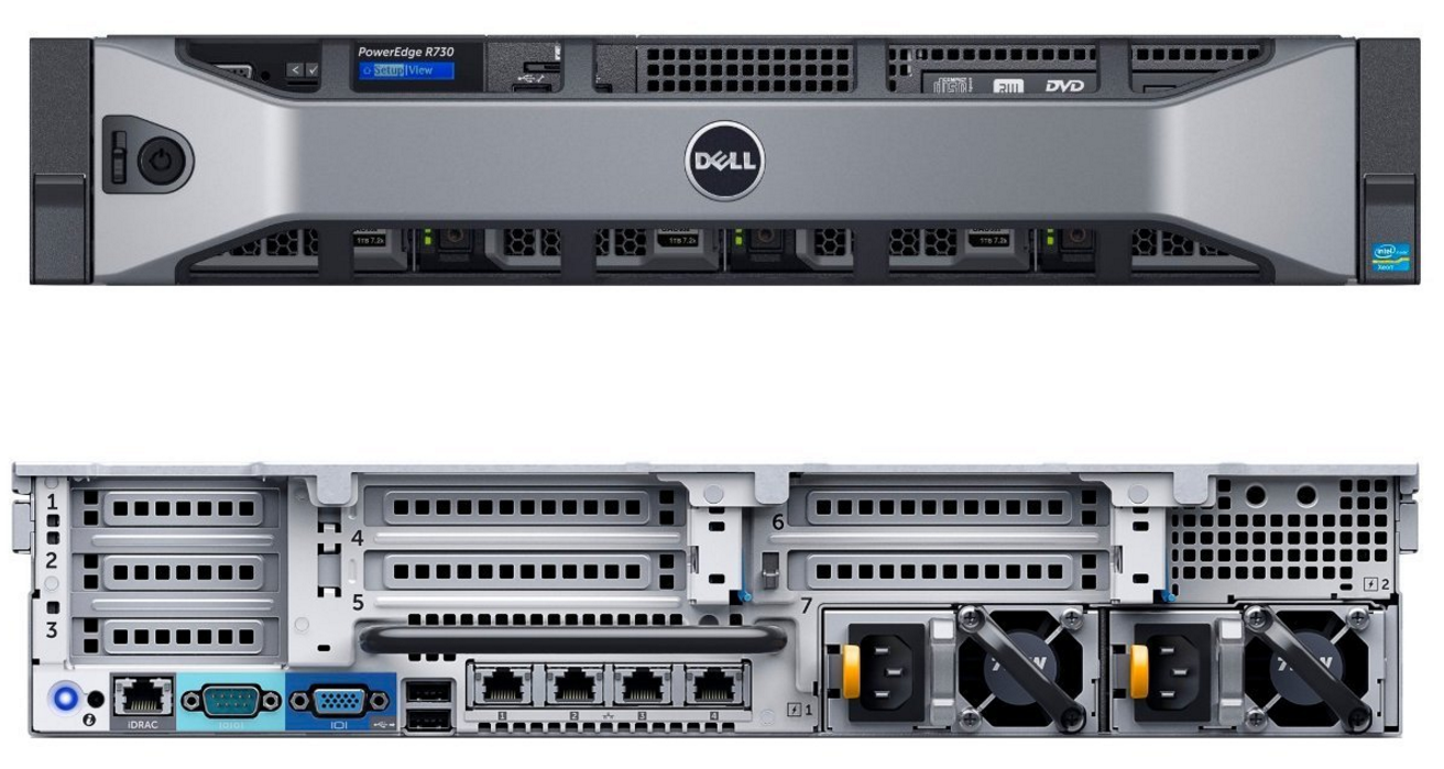 MÁY CHỦ DELL POWEREDGE R730 HDD 3.5 E5-2620 v4